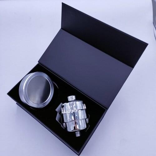 Pressurized Removable and Washable Space Aluminum Shower ABS Filter Set Water Purifier Water Filter Gift Box Set