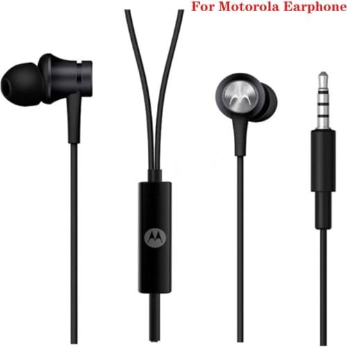 Earphone For Motorola Moto G6 G7 P30 Play G8Power G50 E5 In-Ear Heavy Bass Stereo Sound Earpiece Headset Earbuds With Microphone