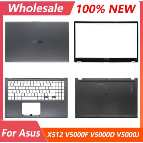 New Original Top Cover For ASUS VivoBook 15 X512 V5000F LCD Back Cover/Front Bezel/Palmrest Rear Lid Top Case 15.6 Inch Gray