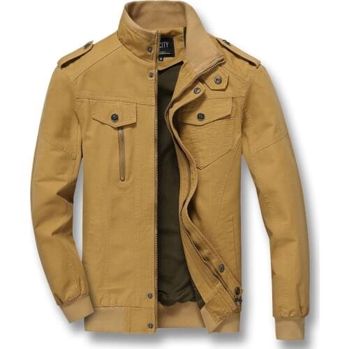 Plus Size outdoor Men Autumn Zipper hiking Windstopper Jackets Male Cotton Stand collar multi-pocket Coats for climb Windproof