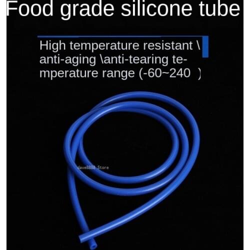 3mm/4mm/5mm/6mm/7mm/8mm/9mm Gardening irrigation Hose Silicon Vacuum Hose Tubing Blue Water Air Tube Hose Gardening supplies