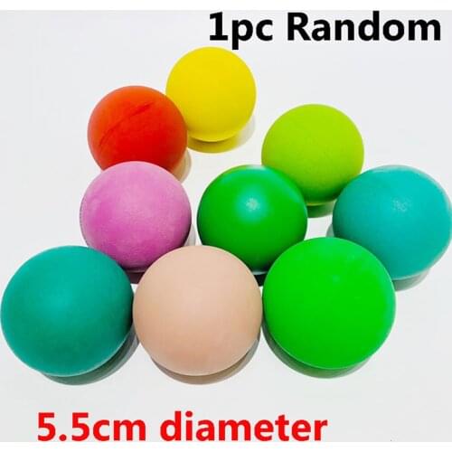 5.5cm Tennis Racket Squash Low Speed Rubber Hollow Ball Training Competition Ball Thickness High Elastic Rubber Hollow Ball