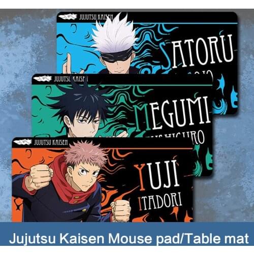 High Quality 70x40/30x25cm Jujutsu Kaisen Mouse pad Yuji Itadori Props Locking Edge Table mat Game Large Mouse Pad Keyboards Mat