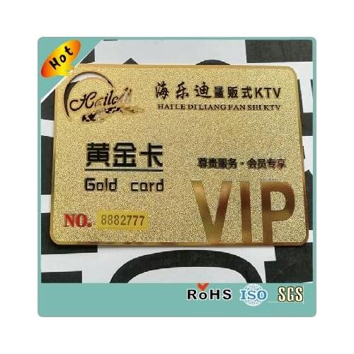 Custom Printing Stainless Steel Luxury Gold Business Metal Card with Best Price