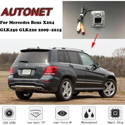 AUTONET Backup Rear View camera For Mercedes Benz X204 GLK250 GLK220 2010 2011 2012 2013~2015 Night Vision license plate camera