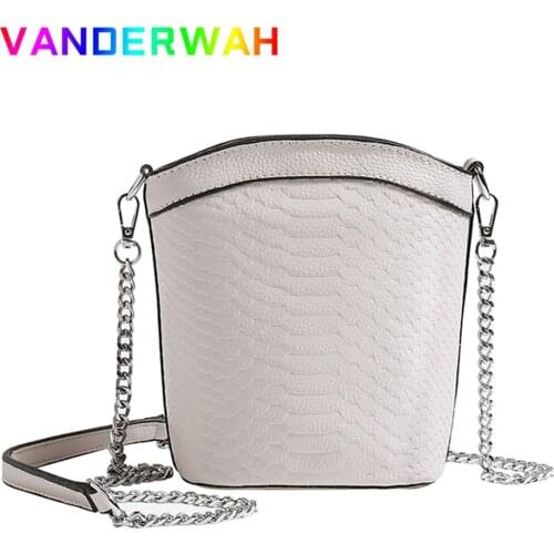 Women Genuine Leather Handbags Chain Cowhide Shoulder Bags Female Luxury Designer Messenger Bag Womens Crossbody Mochilas Sac
