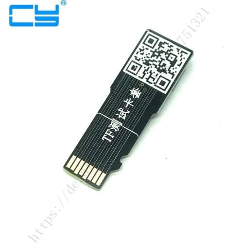 1pcs Micro SD TF Memory Card Kit Male to Female Extension Adapter Extender Test Tools PCBA black