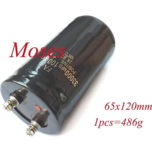 100v 33000uf 47000uf 68000uf 100000uf High Quality Capacitance Low ESR Audio Electrolytic Capacitor Radial 65x120mm +/- 20% 1pcs