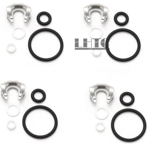 4x Fuel Injectors Nozzles Seals Repair Kit For VW Jetta GLI Golf GTI Tiguan EOS AUDI A3 SKODA SEAT 1.4 TSI TFSI EA111
