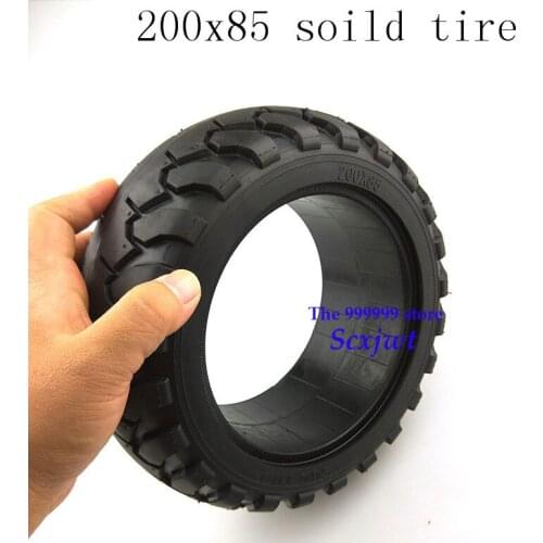 8 Inch Electric Scooter Car solid Tire 200X85 Scooter Brushless Motor Non Pneumatic Solid tyre for Skateboard