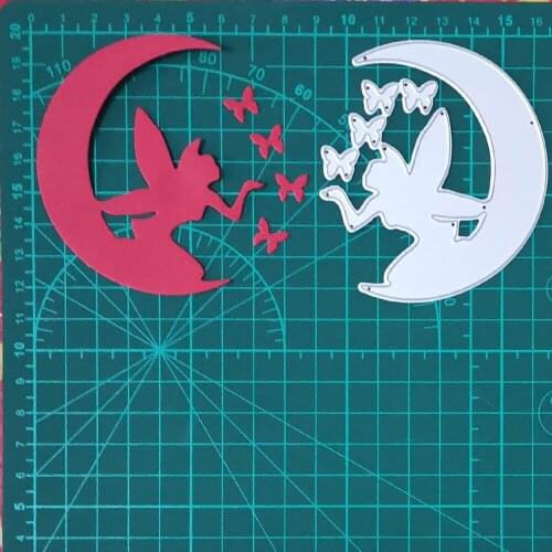 Angel /Moon /Butterflys Metal Cutting Dies For Stamps Scrapbooking Stencils DIY Paper Album Cards Decor Embossing 2020 New