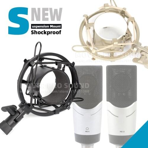 Anti Vibration Suspension Shockmount Mic Stand Holder Shockproof For SENNHEISER MK 4 8 MK4 MK8 Recording Microphone Shock Mount