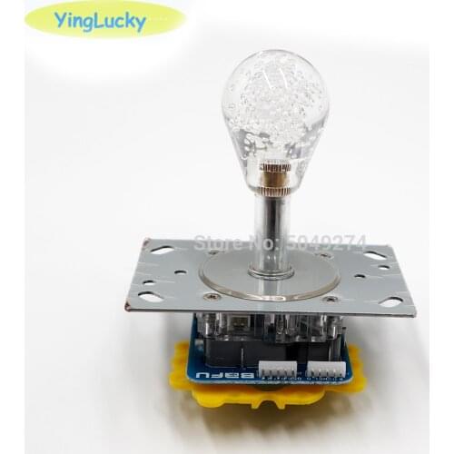 Arcade DIY kit , colorful illuminated Joystick with LED Colorful Flashing Arcade Stick for Handle for game machine