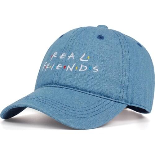 2019 new REAL FRIENDS letter embroidery cap cotton% fasihon baseball caps men women Leisure hats summer outdoor dad hat