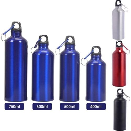 400ml 500ml 600ml 750ml Aluminum Alloy Sports Water Bottles Cycling Camping Bicycle Bike Kettle Outdoor Riding Sports Kettle Cup