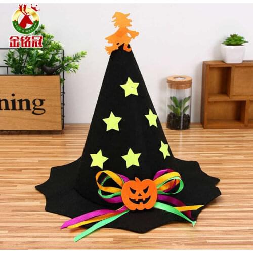 Halloween Pumpkin Sorceress Hat Witch Hat Fancy Dress Party Costume Cap Party Decor for Kids Caps Adults Kids Cosplay