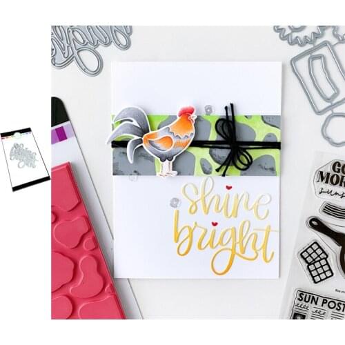 Shine English Alphabet Metal Die Cutting 2021 New Diy Die Molds Scrapbooking Paper Making Cuts Crafts Big