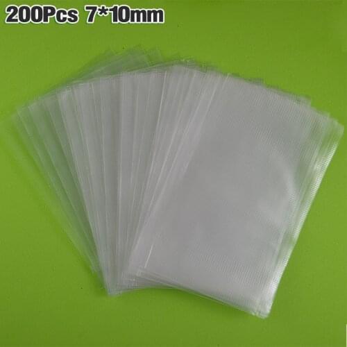 MNFT 200PCS 7 X 10 CM PVA Bag Easy Open Fast Dissolving Carp Fishing Material Boillie Feeder for Ground Bait