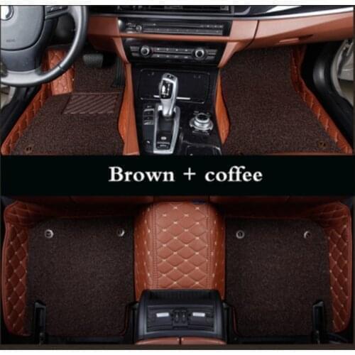 WLMWL Custom leather car mat for Dodge all medels caliber journey ram caravan aittitude auto accessories Car-Styling