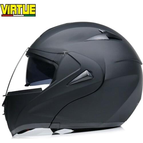Motorcycle helmet Dual Visor Modular Flip Up motocross helmet DOT approved casco capacetes