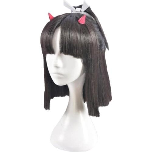 Game Onmyoji Onikiri Cosplay Wig Brown Black Version Synthetic Women Hair Onmyoji Cosplay Halloween Costumes Hair