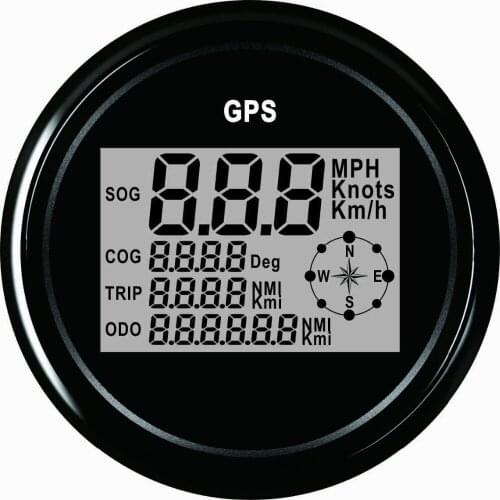 Popular 85mm Digital GPS Odometer Speedometer for Cars Buggies Tractors Racing
