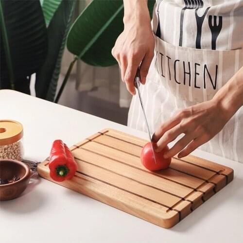 Solid Wooden Cutting Board Food Friut Chopping Board