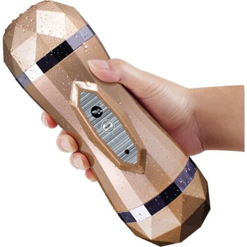 Oral Male Masturbator Vibrator Real Vagina for Men Silicone Sex Pussy,Deep Throat Pussy Mouth Double Sex Toys for Adult Suck Man