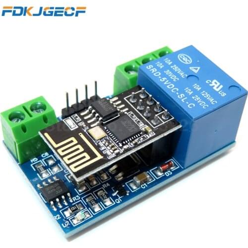 ESP8266 5V Wifi Relay Module Remote Control Switch Phone APP For Smart Home IOT Transmission Distance 400m ESP-01S