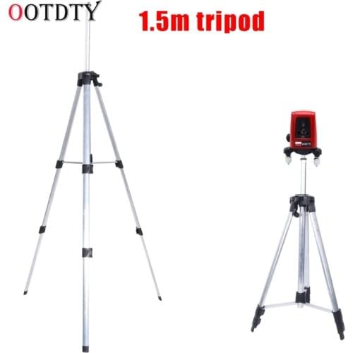OOTDTY 1.5m Tripod For Laser Level Automatic Self 360 degree Leveling Measure Building level Construction Marker Tools