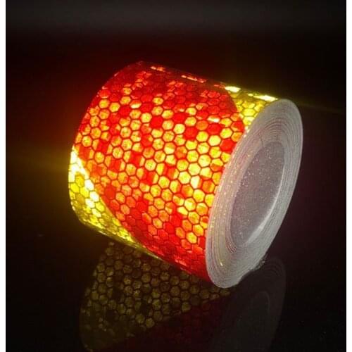 Car Reflective Material Tape Sticker Automobile Motorcycles Safety Warning Tape Reflective Film Car Stickers