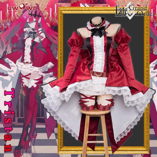 1 Deposit= $5 Coupon UWOWO FGO Fate Grand Order Tristan Cosplay Costume Outfits Uniform Halloween Carnival