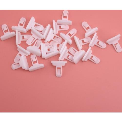 25pcs White Rear Spoiler Moulding Retainer Clips Fit for Toyota Camry Corolla FJ Cruiser Highlander Lexus GX460 RX350 753920K010