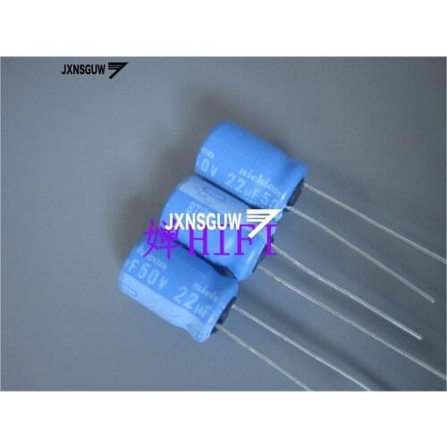 20PCS NICHICON BT 50V22UF 8X11.5MM 22UF 50V original audio Aluminum electrolytic capacitor 125 degrees 22uF/50V