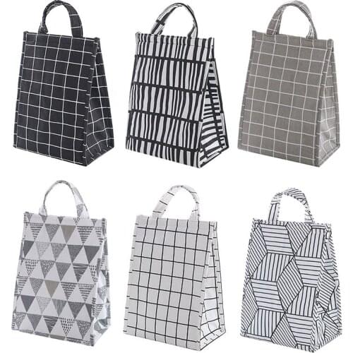 2021 Thermal Oxford Lunch Bags For Women Kids Portable Waterproof Fresh Cooler Bags Unisex Convenient Lunch Box Tote Food Bags