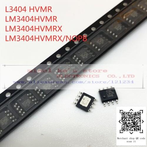 [5pcs-10pcs]100%New original: LM3404HVMR LM3404HVMRX LM3404HVMRX/NOPB L3404 HVMR - IC LED DRIVER RGLTR DIM 1A 8SO