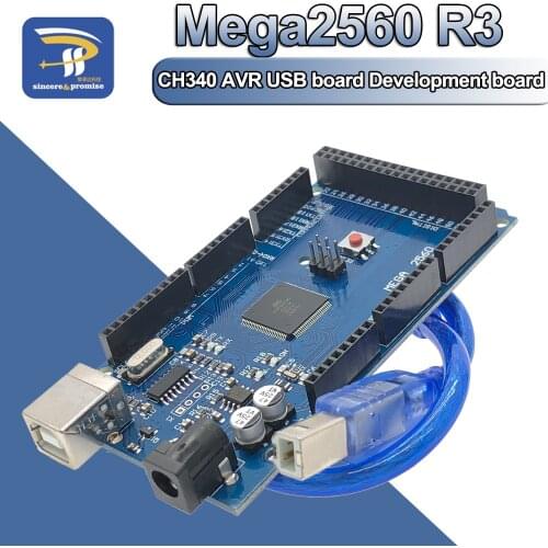 5V MEGA2560 MEGA 2560 R3 (ATmega2560-16AU CH340G CH340) 2560 PRO Embed AVR USB Development Board For Arduino 3D Printer