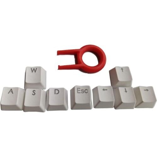 9 Keys PBT Backlit Keycaps WASD/ESC/Direction Cherry MX Keycaps With Key Puller For MX Switches Backlit Mechanical Dropshipping