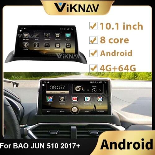 Android Car radio for BAO JUN 510 2017+ car stereo receiver DVD MP3 multimedia player 2Din head unit GPS Navigation Video