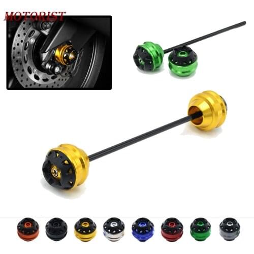 For KAWASAKI ZX-10R 2008-2015 CNC Modified Motorcycle Front and rear wheels drop ball / shock absorber Free delivery