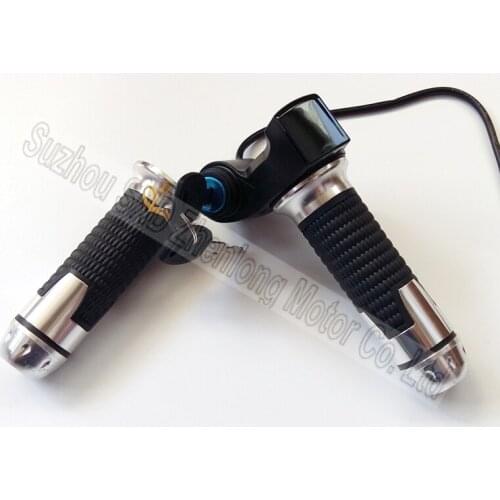 Throttle for electric bike with ignition lock of 36v48V60v72v with voltage display e-scooter Twist Throttle G-L082