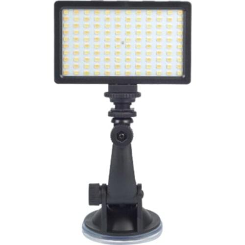 FOTOBETTER 3200K-5600K Zoom LED Video Light Adjustable Portable Selfie Fill Light Vlog Conference Lighting Sucktion Kit