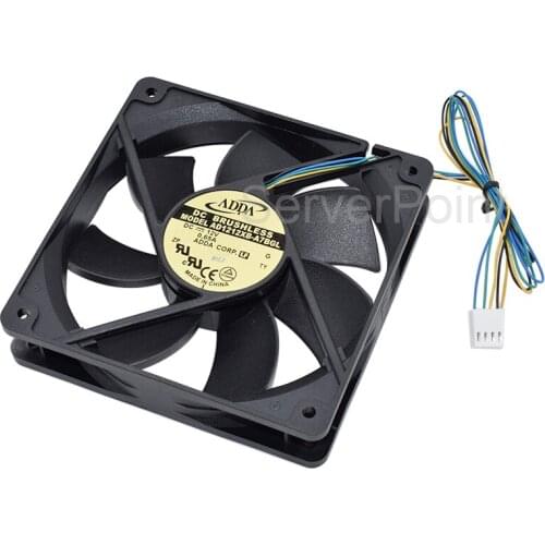 Well Tested Cooling Fan AD1212XB-A7BGL DC12V 0.65A 12025 12CM Four Wires Cooler For ADDA