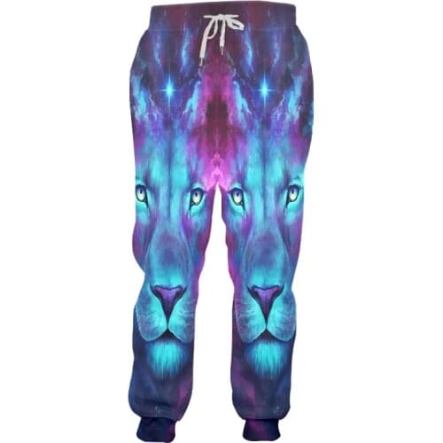 IFPD 3D Pants Color Starry Lion Cool Animal Printed Mens Jogger Pants Causual Harajuku Plus Size Sports Trousers Dropshipping