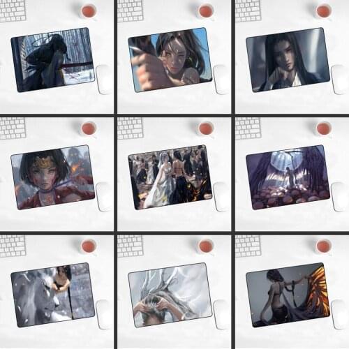 XGZ Promotional Game Player Mouse Pad Anime Ghost Knife Sister Mousepad Computer PC Keyboard Anti-skid 220X180X2MM