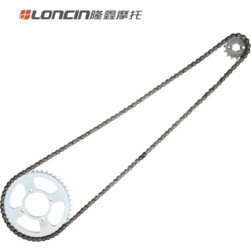 Jinlong Motorcycle Accessories Jl150-56a / Lx150-56 Gp150 Three Piece Set Chain Apply for Loncin