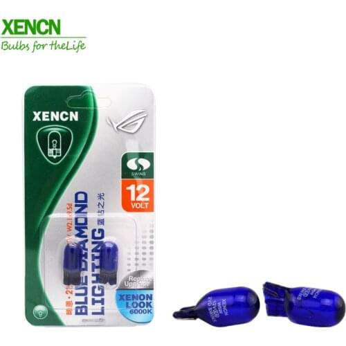 XENCN 21051D T10 W5W W2.1x9.5D white Light OEM Fashion Bulbs License Plate Light, Width Light, Interior Light, Free Shipping