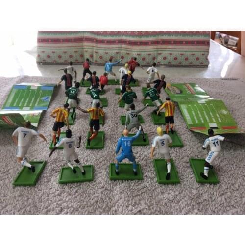 Small pvc figure model toy Frenchunion football player 20pcs/set