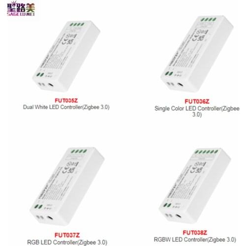 MiBOXER DC12V-24V FUT035Z FUT036Z FUT037Z FUT038Z FUT039Z Zigbee Contoller For Single Color CCT RGB RGBW RGB+CCT LED Strip Tape