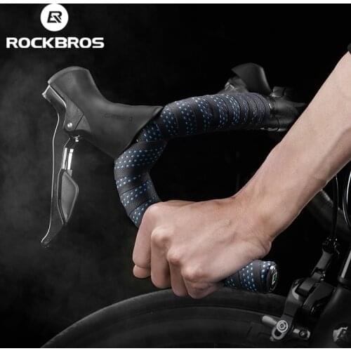 ROCKBROS MTB Road Bike Handlebar Tape PU EVA Anti-slip Wrap Soft Shockproof Grips Tape Bicycle Accessories